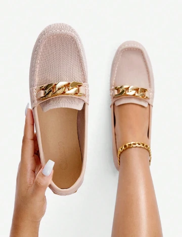 Mocasini SHEIN, maro Maro