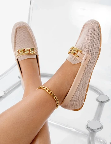 Mocasini SHEIN, maro Maro
