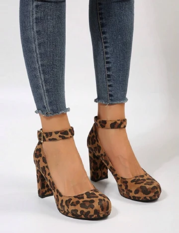 Pantofi SHEIN, animal print Animal print