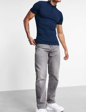 
						Tricou ASOS, bleumarin
