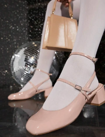 Pantofi SHEIN, roz Roz