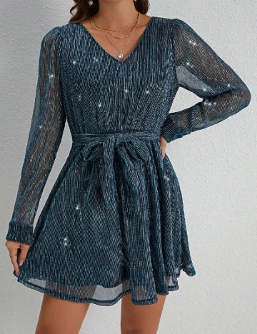 Rochie scurta SHEIN, turcoaz