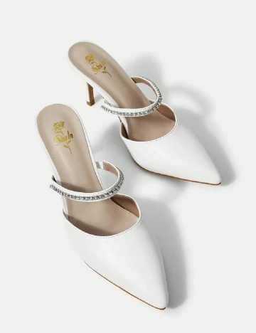 Pantofi SHEIN, alb