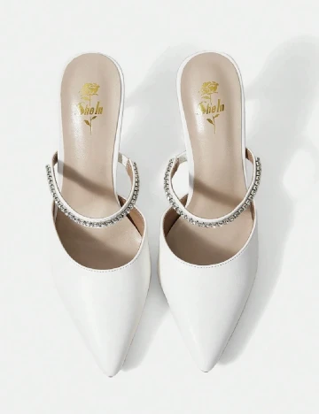 Pantofi SHEIN, alb