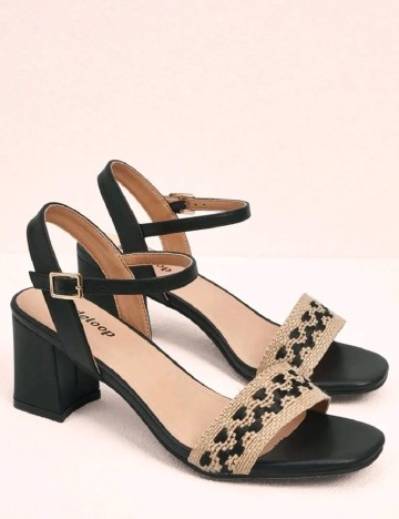 
						Sandale SHEIN, negru