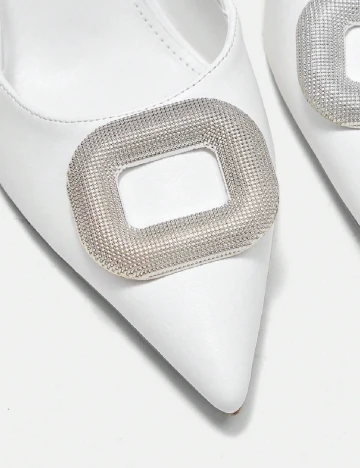 Pantofi SHEIN, alb