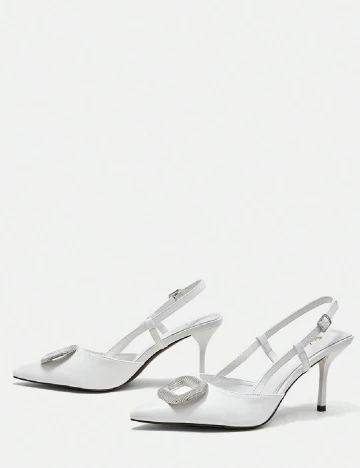 Pantofi SHEIN, alb