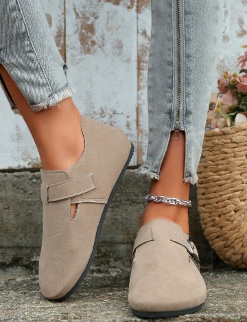 Mocasini SHEIN, bej