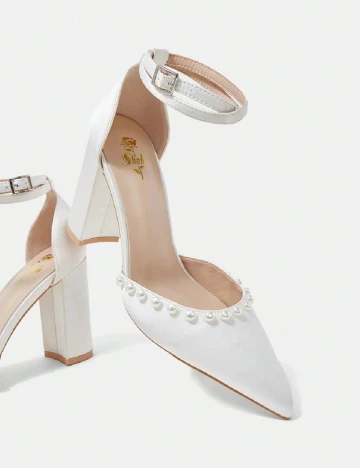 Pantofi SHEIN, alb
