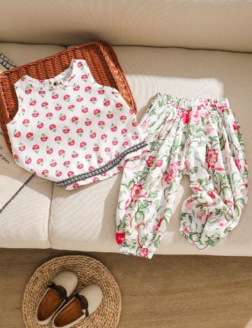 
						Compleu Shein Kids, floral
