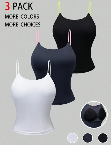 Set topuri 3 bucati SHEIN, mix culori Mix culori