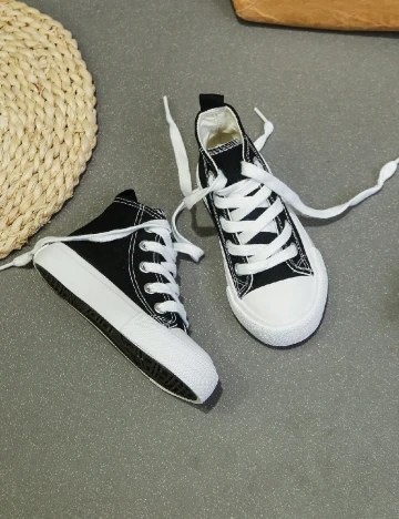 Tenisi Shein Kids, negru Negru