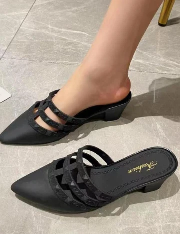 Saboti SHEIN, negru Negru