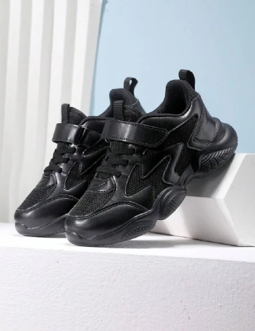 Adidasi Shein Kids, negru