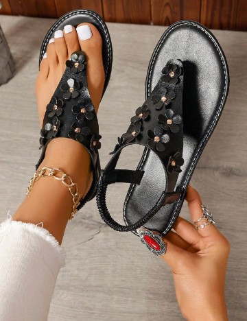 
						Sandale SHEIN, negru