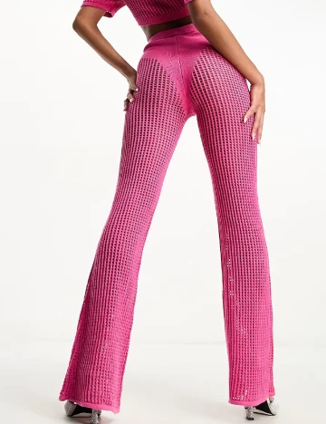 Pantaloni de plaja AsYou, roz