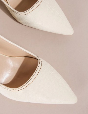 Pantofi SHEIN, crem