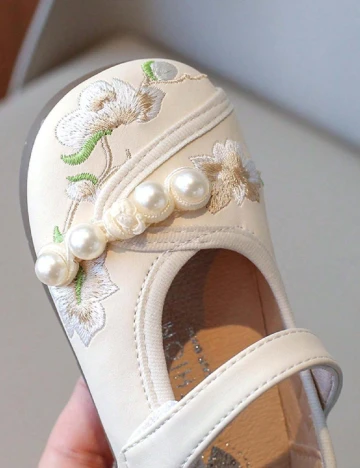 Pantofi Shein Kids, crem Crem