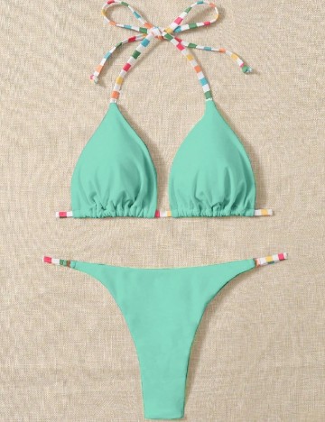 
						Costum de baie SHEIN, turcoaz