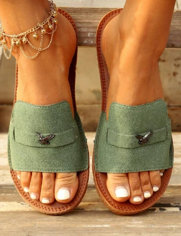 Slapi SHEIN, verde