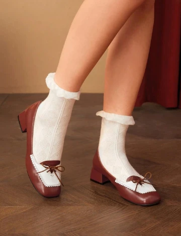 Pantofi SHEIN, maro