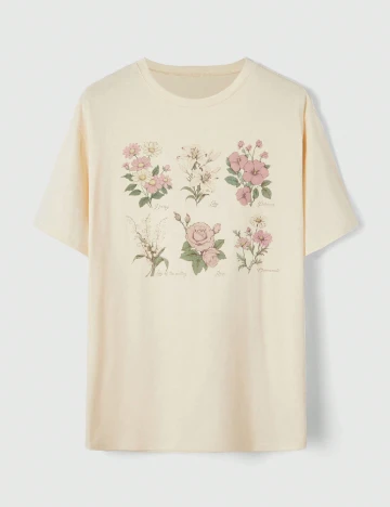 Tricou Romwe, galben