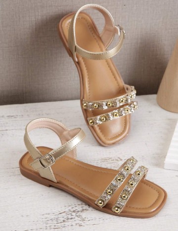 Sandale Shein Kids, auriu/maro
