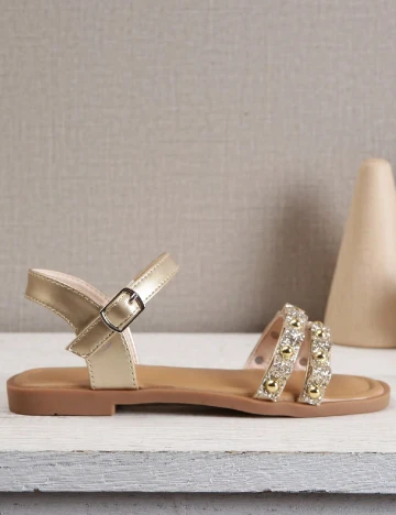 Sandale Shein Kids, auriu/maro