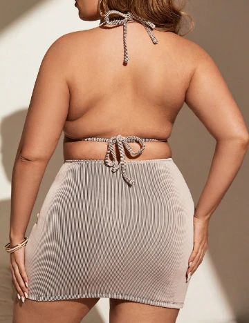 Costum de baie SHEIN CURVE, crem Crem