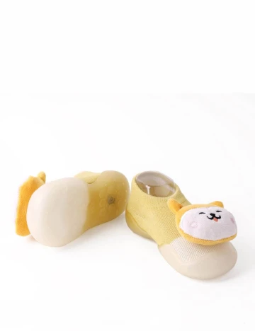 Papuci de Casa Shein Kids, galben Galben