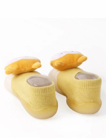 Papuci de Casa Shein Kids, galben Galben