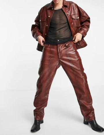 Pantaloni ASOS, maro
