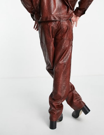 Pantaloni ASOS, maro