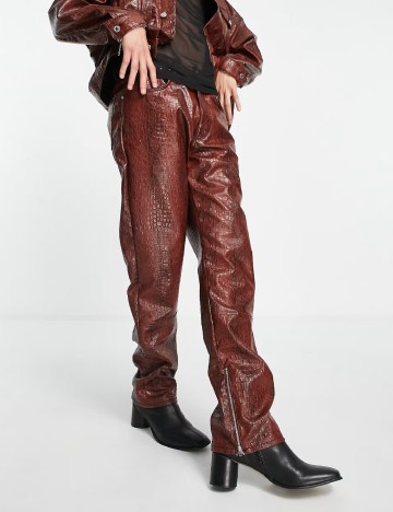 Pantaloni ASOS, maro