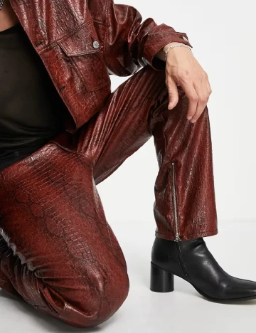 Pantaloni ASOS, maro