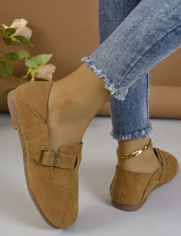 Mocasini SHEIN, maro Maro