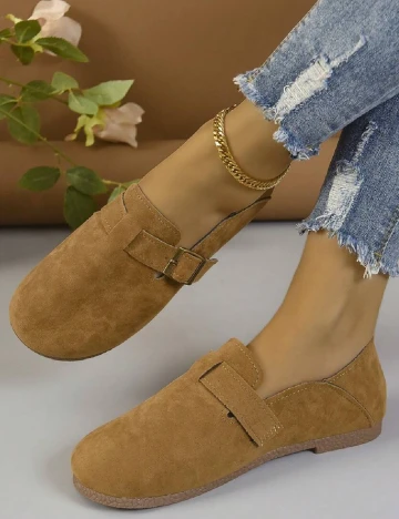 Mocasini SHEIN, maro Maro