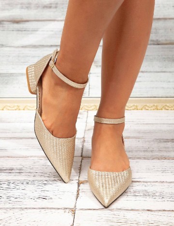 
						Pantofi SHEIN, auriu