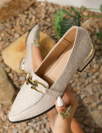 Espadrile SHEIN, crem Crem