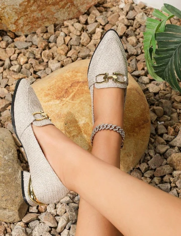 Espadrile SHEIN, crem Crem