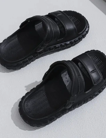 Slapi SHEIN, negru Negru