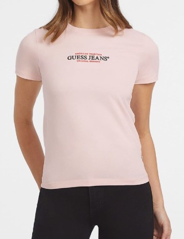 
						Tricou Guess, roz