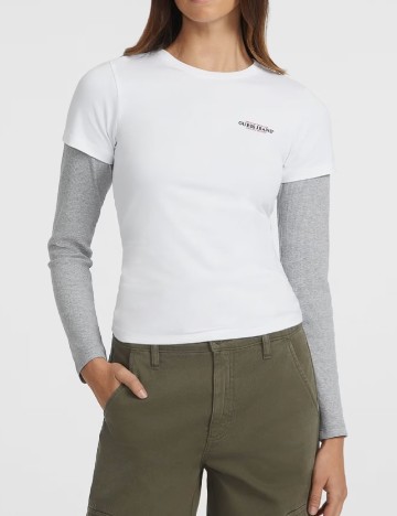 
						Tricou Guess, alb