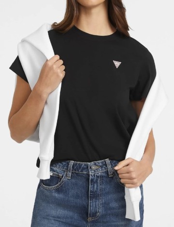 
						Tricou Guess, negru