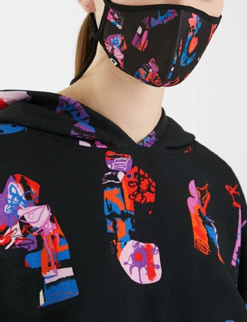 Masca Desigual, negru Negru