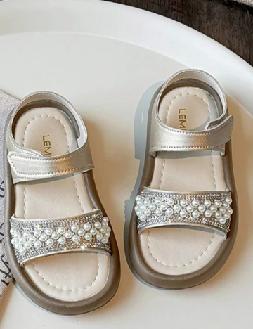 Sandale Shein Kids, auriu Galben