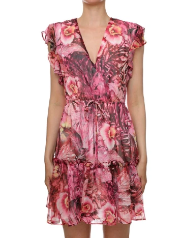 Rochie scurta Guess, roz