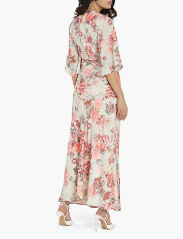 Rochie lunga Guess, floral Floral print