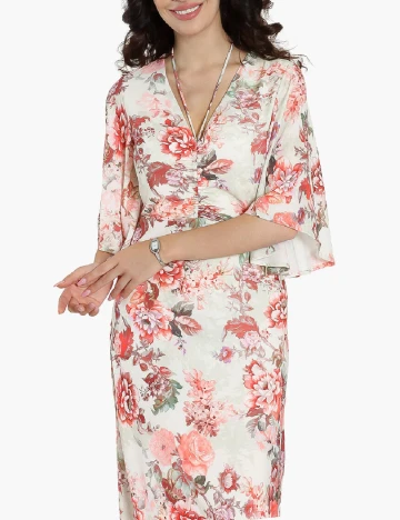 Rochie lunga Guess, floral Floral print