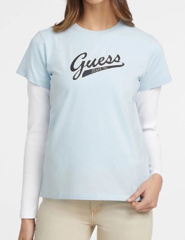 
						Tricou Guess, albastru